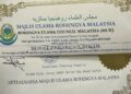 SIJIL perakuan nikah melibatkan etnik Rohingya