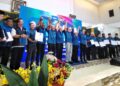 BARISAN calon PN diumumkan di Kompleks Pas Negeri Sembilan, Kampung Ismail, Ampangan, Seremban hari ini.-UTUSAN/MOHD. SHAHJEHAN MAAMIN.
