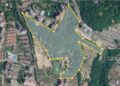 KAWASAN bertanda di dalam peta menunjukkan radius pencarian dalam operasi SAR membabitkan seorang lelaki yang dipercayai hilang di kawasan Jabatan Pertanian, Lebuh Bukit Jambul, Pulau Pinang.-IHSAN JBPM PULAU PINANG