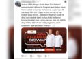 TANGKAP layar pengguna akaun media sosial yang mempertikaikan penganjuran program Apa Khabar Mahasiswa di USIM, Nilai, Negeri Sembilan