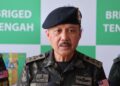 MOHD. Yusri Hassan Basri sewaktu berucap pada sidang akhbar Majlis Perasmian Penutupan Ujian Rentas Halangan Jabatan KDNKA 2026, di Lapang Sasar Briged Tengah PGA Cheras, hari ini. - UTUSAN/AMIR KHALID