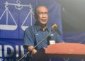 TAKIYUDDIN Hassan ketika berucap pada Ceramah Gelombang Biru dan Majlis Memperkenalkan Calon BN-PN bagi DUN Gemas, Gemencheh dan Repah di Felda Bukit Rokan, Tampin, malam tadi. - UTUSAN / NOR SHAFIQAH MOHD GHAZALI