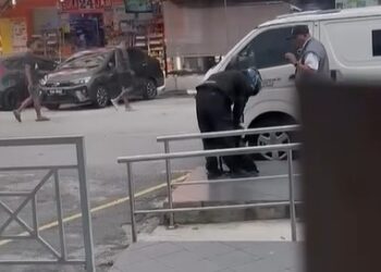 KEJADIAN cubaan samun melibatkan sebuah van keselamatan membawa wang tunai.