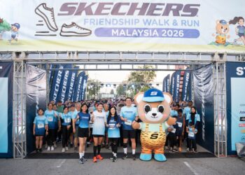 10,000 peserta menyertai acara Larian Persahabatan Skechers 2026 di Anjung Floria, Putrajaya baru-baru ini.