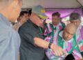 SAIFUDDIN Nasution Ismail hadir pada Majlis Peluncuran Program Komuniti Korektif Kampung Angkat Madani dan Sekolah Angkat Madani Jabatan Penjara 2026 di Dewan PDT Tanjung Piandang, Perak.
