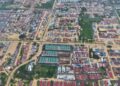 Keadaan banjir di Tawau