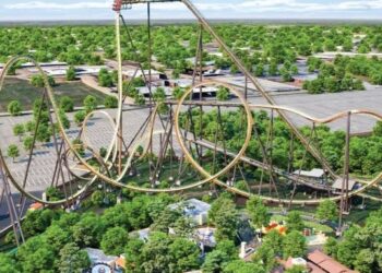 TORMENTA Rampaging Run dibuka bersempena sambutan ulang tahun ke-65 Six Flags Over Texas. – AGENSI