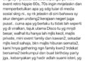 SEBAHAGIAN tangkap layar permohonan maaf penganjur bertemakan retro hippie 60-an dan 70-an di tepi Sungai Kelantan kelmarin.