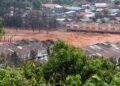 Kawasan perumahan Jalan Putra Harmoni, Putra Heights, Subang Jaya yang rosak teruk akibat insiden letupan paip gas, tahun lalu.