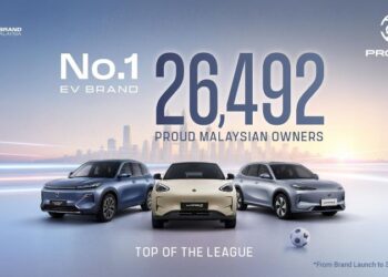 PROTON e.MAS merekodkan sebanyak 17,604 pendaftaran setakat Jun 2026 bagi portfolio kenderaan elektrik (EV) dan kenderaan hibrid plug-in (PHEV).