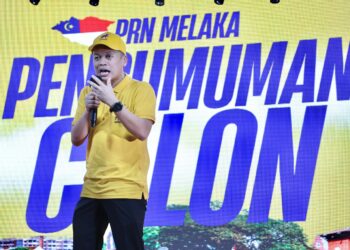 NIK Nazmi ketika ditemui pada Majlis Pengumuman Calon Bersama bagi Pilihan Raya Negeri (PRN) Melaka di sini hari ini. - UTUSAN/AMIR KHALID