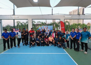 AGROBANK menganjurkan pertandingan pickleball
bersama Kelab Media Putrajaya di Palm Garden Golf Club, Putrajaya.