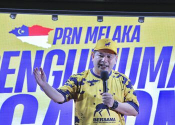RAFIZI ketika ditemui pada Majlis Pengumuman Calon Bersama bagi Pilihan Raya Negeri (PRN) Melaka di sini hari ini. - UTUSAN/AMIR KHALID