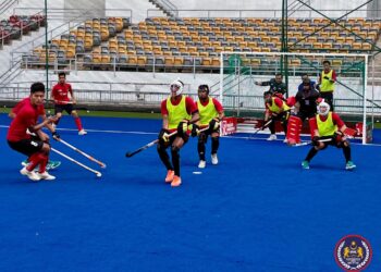 SPEEDY Tgers menjalani latihan menjelang Hoki Piala Dunia 2026.-IHSN KHM