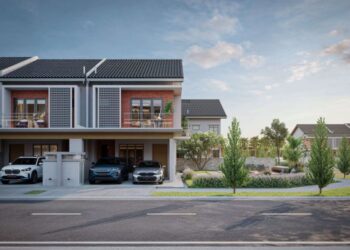 PEMBANGUNAN ini merangkumi 140 unit rumah teres dua tingkat pada harga jualan bermula RM738,000.