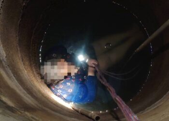 SEORANG wanita cedera selepas terjatuh ke dalam perigi di Kampung Bata, Chicha, Pasir Mas, Kelantan