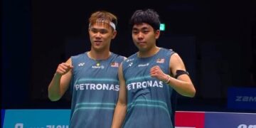 Beregu lelaki negara, Tee Kai Wun-Yap Roy King. - IHSAN MAXBAD