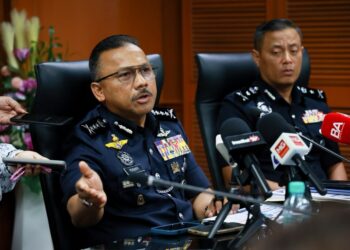MOHD. Yusoff Mamat semasa sidang media di selepas Mesyuarat Permuafakatan Polis Diraja Malaysia Bersama Jabatan Pendidikan Negeri (JPN) Kelantan di JPN Kelantan, Tunjong, Kota Bharu, Kelantan-UTUSAN/KAMARUL BISMI KAMARUZAMAN.