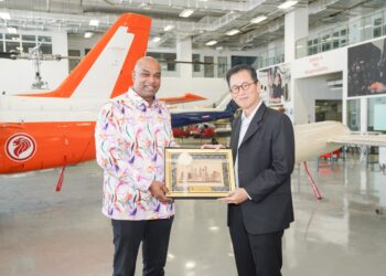 RAMANAN Ramakrishnan semasa lawatan ke Institut Pendidikan Teknikal (ITE) di Singapura