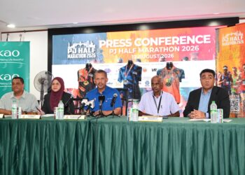 DATUK Bandar Petaling Jaya, Datuk Mohd Yazid Sairi ketika sidang media PJ Half Marathon 2026 di sini, hari ini.