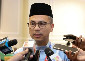Fahmi Fadzil  pada sidang akhbar ketika Kongres Nasional Keadilan 2026 di Pusat Dagangan dan Pameran Antarabangsa Melaka (MITC).