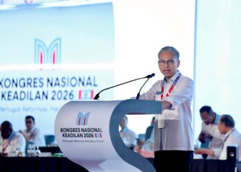 FAHMI Fadzil ketika ucapan penggulungan pada Kongres Nasional PKR 2026 MITC, Melaka hari ini. - UTUSAN/AMIR KHALID