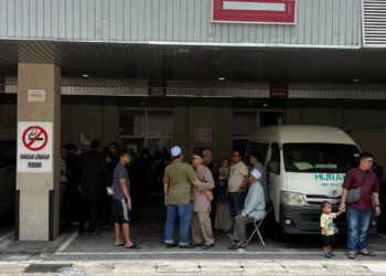 KEADAAN di Jabatan Forensik, Hospital Putrajaya.