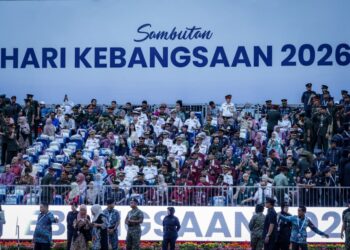 ORANG ramai hadir pada sambutan Hari Kebangsaan 2026.