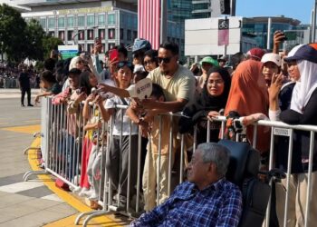 TUN Dr. Mahathir Mohamad hadir pada sambutan Hari Kebangsaan 2026.