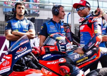 Hakim Danish Ramli berazam untuk bangkit menjelang Grand Prix Aragon di Sepanyol, minggu depan. - IHSAN ZK RACING