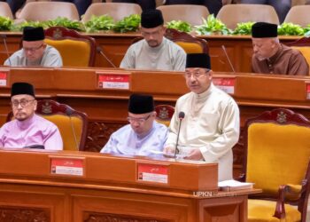 MOHD. Nassuruddin Daud semasa sidang Dewan Undangan Negeri Kelantan di Kota Darul Naim, Kota Bharu, Kelantan.