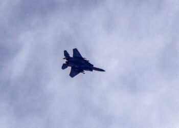 GAMBAR fail sebuah jet Tentera Udara Israel. - AFP