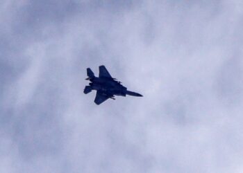 GAMBAR fail sebuah jet pejuang Tentera Udara Israel. - AFP