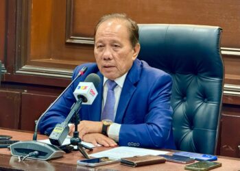 ISMAIL Lasim ketika ditemui pemberita selepas mempengerusikan Mesyuarat Mingguan Exco di Wisma Negeri, Seremban, hari ini.-UTUSAN / NOR SHAFIQAH MOHD GHAZALI