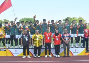 SKUAD ragbi 7s Kedah merangul pingat emas di Sukan Malaysia (SUKMA) 2026.