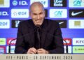 KETUA jurulatih Perancis, Zinedine Zidane pada sidang media mengumumkan skuad Les Bleus bagi menghadapi saingan Liga Negara-Negara UEFA di ibu pejabat Persekutuan Bola Sepak Perancis (FFF) di Paris-AFP