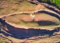 LOKASI tempat bahtera Nabi Nuh dipercayai tertimbus. - NoahsArkScans.com/SWNS