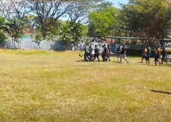 SEORANG petugas zoo dihantar ke sebuah hospital untuk mendapatkan rawatan. - Facebook