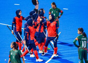 MALAYSIAN Tigress berjaya melakar kemenangan 3-1 ke atas Bangladesh pada aksi kedua Kumpulan A Sukan Asia Aichi-Nagoya 2026,semalam-IHSAN MHC