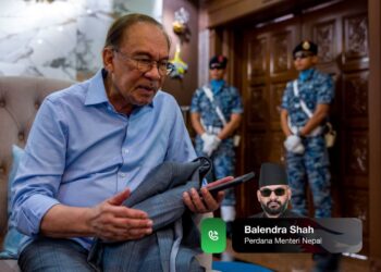 ANWAR Ibrahim mengadakan perbualan telefon dengan Perdana Menteri Nepal, Balendra Shah pagi tadi.