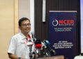 AKMAL Nasrullah berucap sebelum melancarkan Pelan Pembangunan Strategik NCER 2026-2030, di sini, hari ini.