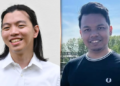 Amir Hadi (kanan) dan Dobby Chew ditahan di bawah Seksyen 4(1) Akta Pencegahan Pengubahan Wang Haram (AMLA) pada Selasa.