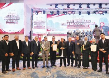 AIMAN Athirah Sabu (enam dari kanan) ketika menghadiri Sambutan Hari Kesihatan Persekitaran Sedunia (SHKPS) Peringkat Kebangsaan Tahun 2026 di Kepala Batas, Pulau Pinang.