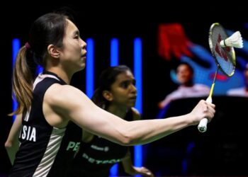 Pearly Tan-M. Thinaah mempunyai tugas besar dalam Sukan Asia Achi-Nagoya 2026 apabila disandarkan harapan membawa pulang pingat. - AFP