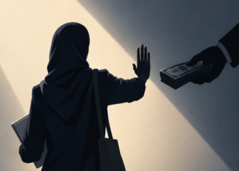 PERJUANGAN membanteras rasuah bukan hanya menghukum pesalah tetapi melindungi mereka yang berani menolak dan melaporkan salah laku. -IMEJ JANAAN AI