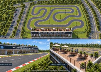 GAMBARAN litar go-kart bertaraf antarabangsa yang apabila siap nanti bakal melonjakkan Desaru Coast sebagai destinasi pelancongan ternama di rantau ini.