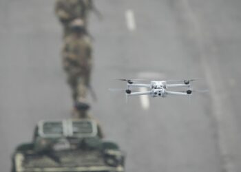 GAMBAR fail sebuah dron AS. - AFP