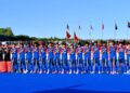 SKUAD Young Tigers yang berjaya mendapatkan slot ke Piala Dunia Remaja 2027 dan akan menentang India dalam separuh akhir Piala Remaja Asia 2026 di Moqi, China, hari ini. - IHSAN JUNIOR ASIA CUP