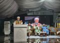 TUAN Ibrahim Tuan Man menyampaikan ucapan sempena sambutan Jubli Intan 75 Tahun Pas di Pusat Tarbiah Islamiah Kelantan (PUTIK) Pengkalan Chepa, Kota Bharu, Kelantan, sebentar tadi-UTUSAN/YATIMIN ABDULLAH