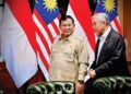 AHMAD Zahid Hamidi ketika pertemuan dengan Prabowo Subianto dalam pertemuan di Istana Hambalang sempena lawatan kerjanya ke Jakarta, Indonesia. – ihsan Biro Pers, Media, dan Informasi Sekretariat Presiden.